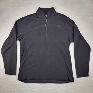 Aeropostale Sleepwear black 1/4 zip long sleeve top size XL super‎ soft